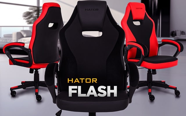 Огляд найкращих моделей ігрових крісел - HATOR Flash Black/Red