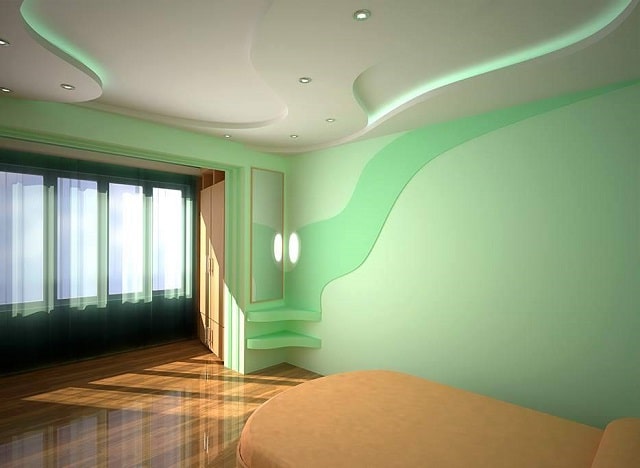 Потолок в квартире: 10 вариантов и видов отделки во время ремонта - Гипсокартон и краска
