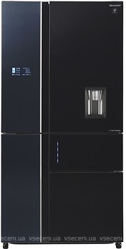 Холодильники с функцией генерации льда и подачи холодной воды - Sharp SJ-WX830ABK