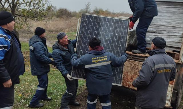 160 солнечных батарей переданы Херсонской громаде
