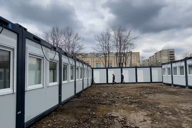 В Чернобаевской громаде строят модульный город для тех, кто потерял жилье