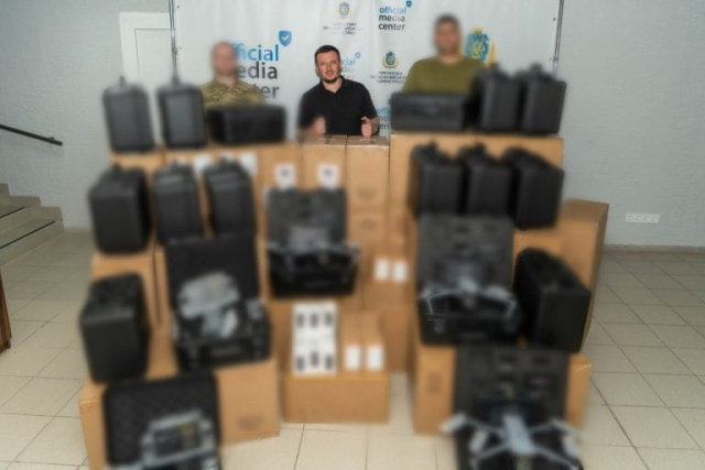 Громады Херсонщины приобрели БПЛА для украинских морпехов