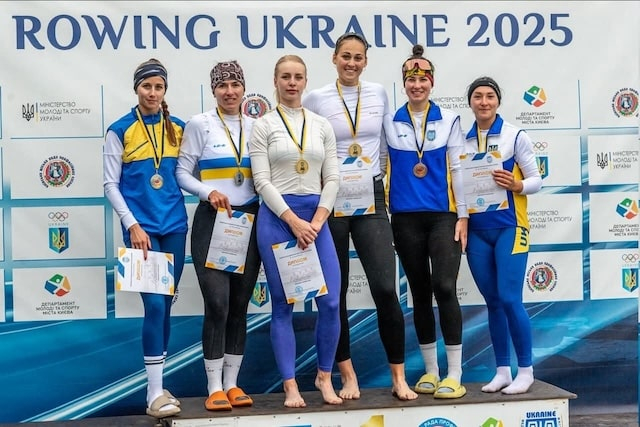 Студенты ХГАЭУ завоевали несколько медалей на Чемпионате Украины по академической гребле