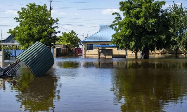 В Корсунке после взрыва плотины вода поднималась на три метра