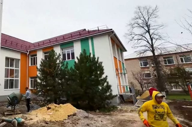В Большой Александровка завершается восстановление детского сада