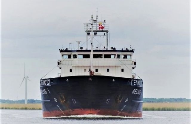 На Херсонской верфи завершена капитальная реконструкция сухогруза «Gelius 1»