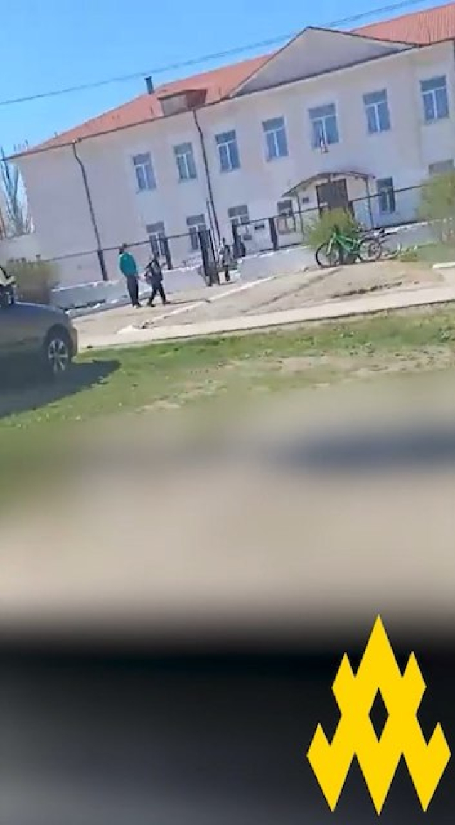В Новоалексеевской школе россияне устроили склад с боеприпасами