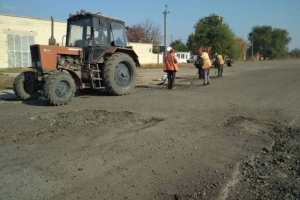 В Таврийске ремонтируют объездную дорогу