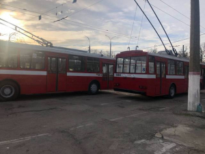 Два николаевских троллейбуса уже вышли на маршруты