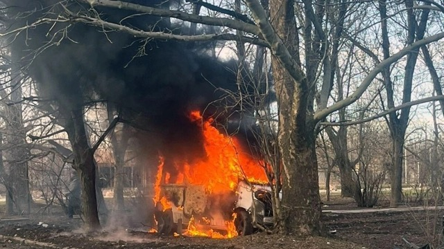 Под атакой российских дронов снова находился Днепровский район Херсона