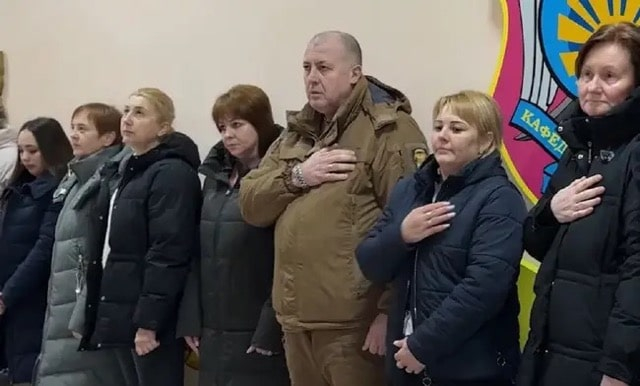 Группа госслужащих Херсонской ОВА прошла военную подготовку