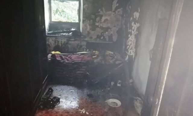 Во время пожара в частном доме в Херсоне погиб арендатор жилья