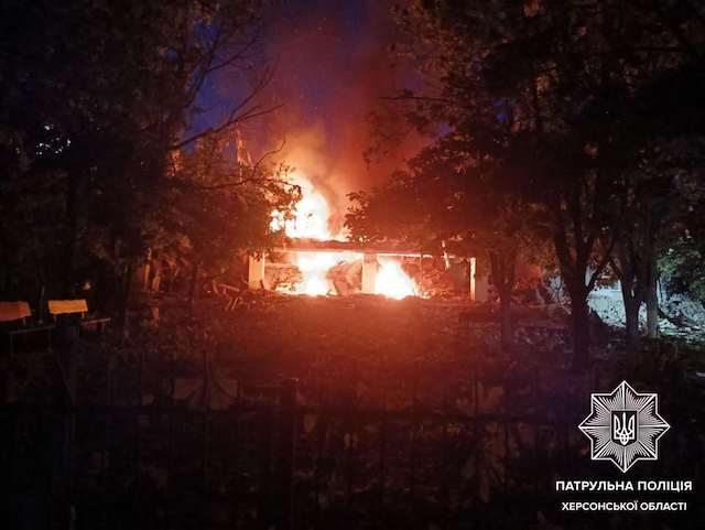 Во время обстрела разрушена Академия непрерывного образования