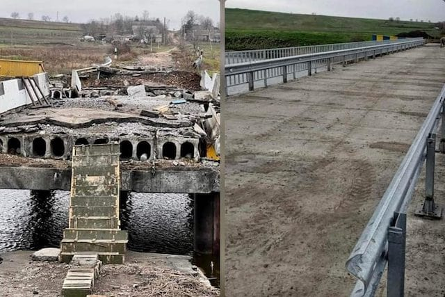 На реке Ингулец сооружен еще один новый мост