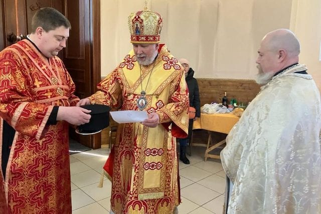 В храме Сорока мучеников Севастийских впервые прошла служба на украинском языке