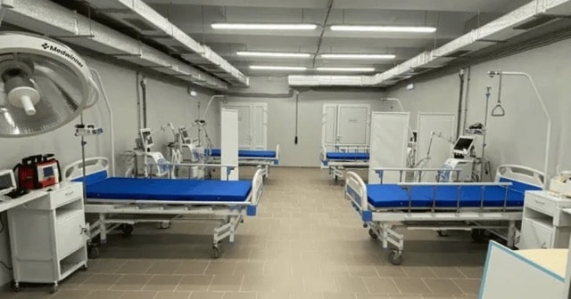 Завершена реконструкция подземного помещения для больницы имени Лучанского