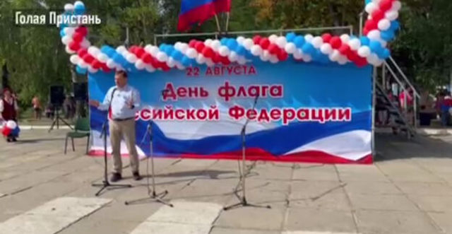 Коллаборант Стремоусов продолжает турне по оккупированной территории
