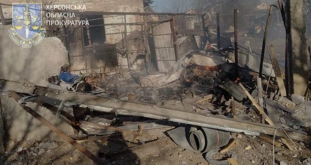 Россияне обстреляли села Херсонщины, погибли два человека