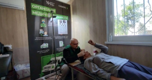 В двух селах Бериславского района людей принимал врач-офтальмолог