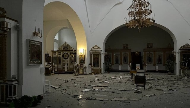 Россияне за три дня обстреляли на Херсонщине три храма Московского патриархата