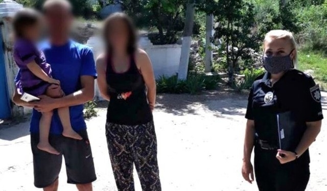 В Бериславе малышка сбежала из дома