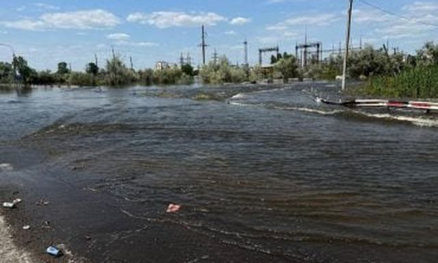 Уровень воды на Херсонщине постепенно падает