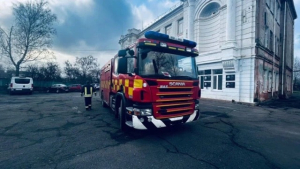 Пожарной части Змиевки передан спецавтомобиль от шведских партнеров