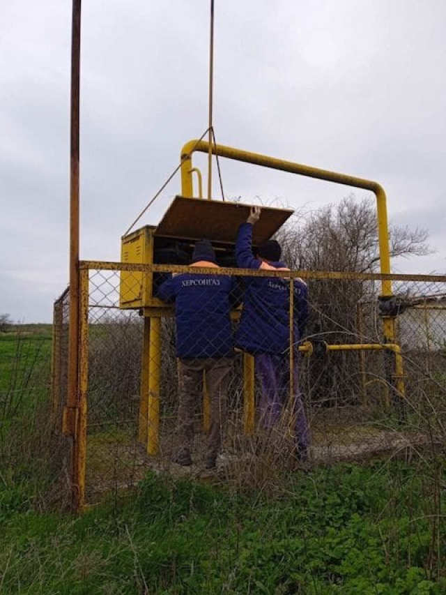 После деоккупации Херсонской громады газ вернули 77 954-м потребителям.