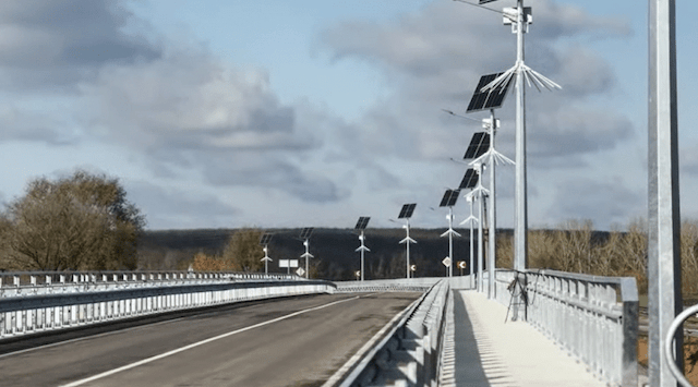 На реке Ингулец построен новый мост вместо разрушенного оккупантами