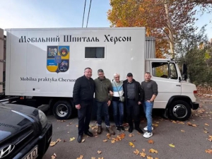 Немецкие волонтеры передали Херсонщине мобильный госпиталь
