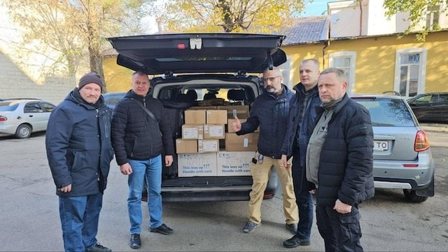 Чешские партнеры передали медицинское оборудование херсонским больницам