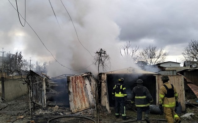 Село Михайловка за один день было обстреляно оккупантами восемь раз