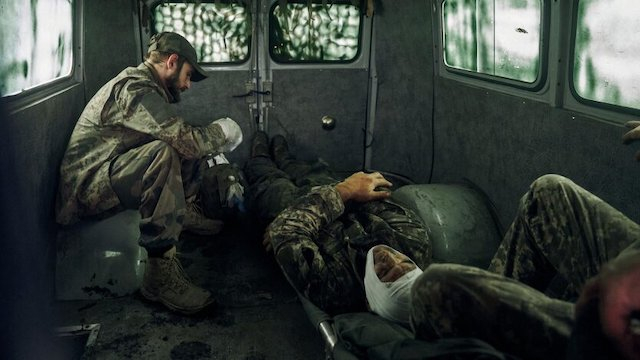 В госпиталь Каланчака привезли много тяжелораненых оккупантов