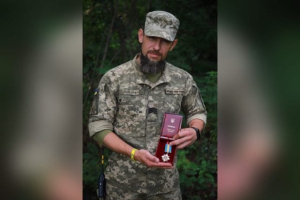 Военнослужащий Херсонской бригады награжден орденом «За мужество» 3-ей степени