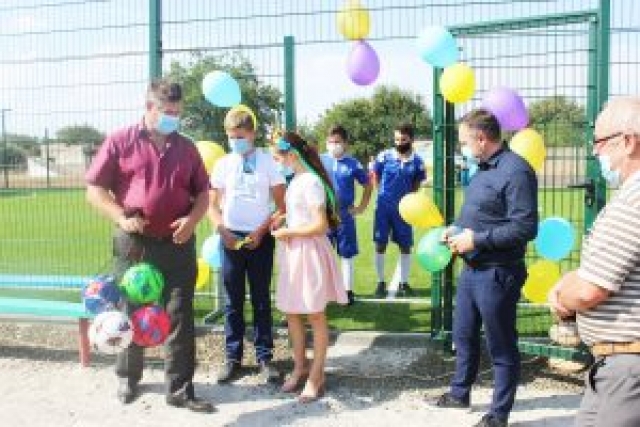 В Чаплинской ОТГ открыли сразу две спортивные площадки