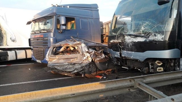 Автобус «Варшава - Херсон» попал в ДТП