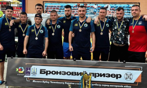Спасатели Херсонщины завоевали бронзовую награду на соревнованиях по пляжному футболу