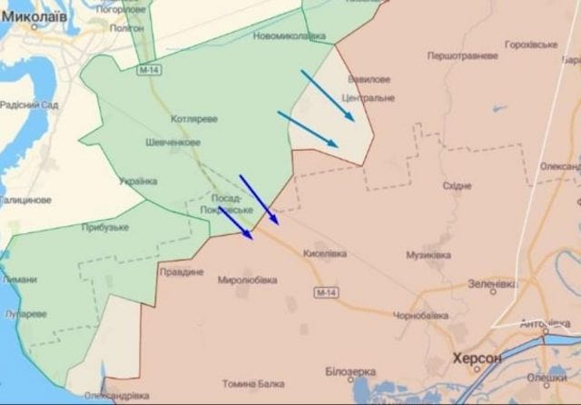Прорвали российскую оборону со стороны Посад-Покровского
