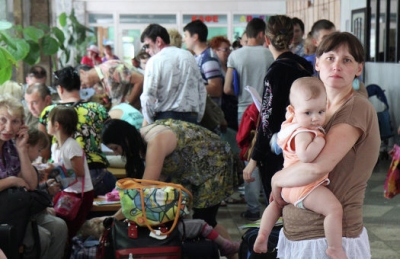 Беженцам в Херсоне живется несладко 