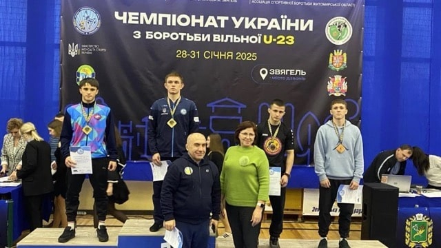 Спортсмены Херсонщины стали призерами чемпионата Украины по вольной борьбе