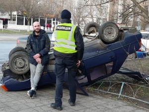 В Херсоне пьяный водитель совершил ДТП