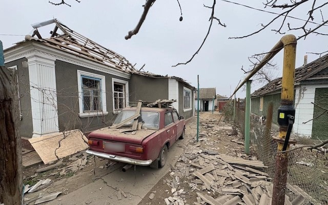 Враг снова обстреливал жилые кварталы правобережья из разных видов оружия