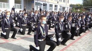 В морской академии состоялось посвящение в курсанты