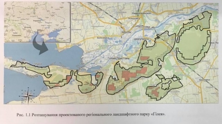 Ландшафтный парк «Гилея» планируют создать на Херсонщине