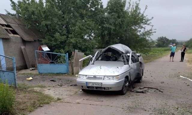 Россияне атаковали дроном гражданский автомобиль и убили мужчину