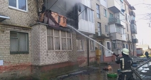 На ул. Ярослава Мудрого в областном центре произошел пожар