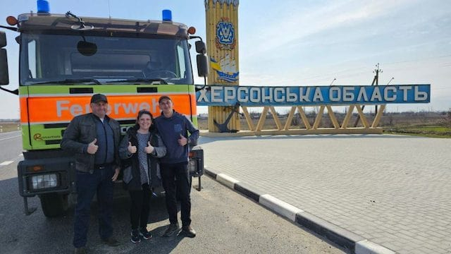 Борозенской громаде передали пожарный автомобиль