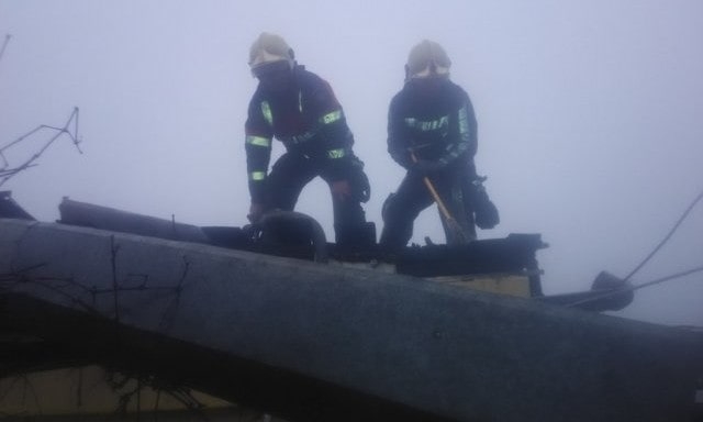 В Херсоне едва не сгорел жилой дом