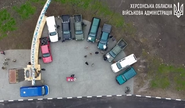 Херсонским морпехам передали транспортные средства
