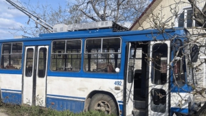 Скончался водитель троллейбуса, по которому ударил российский дрон